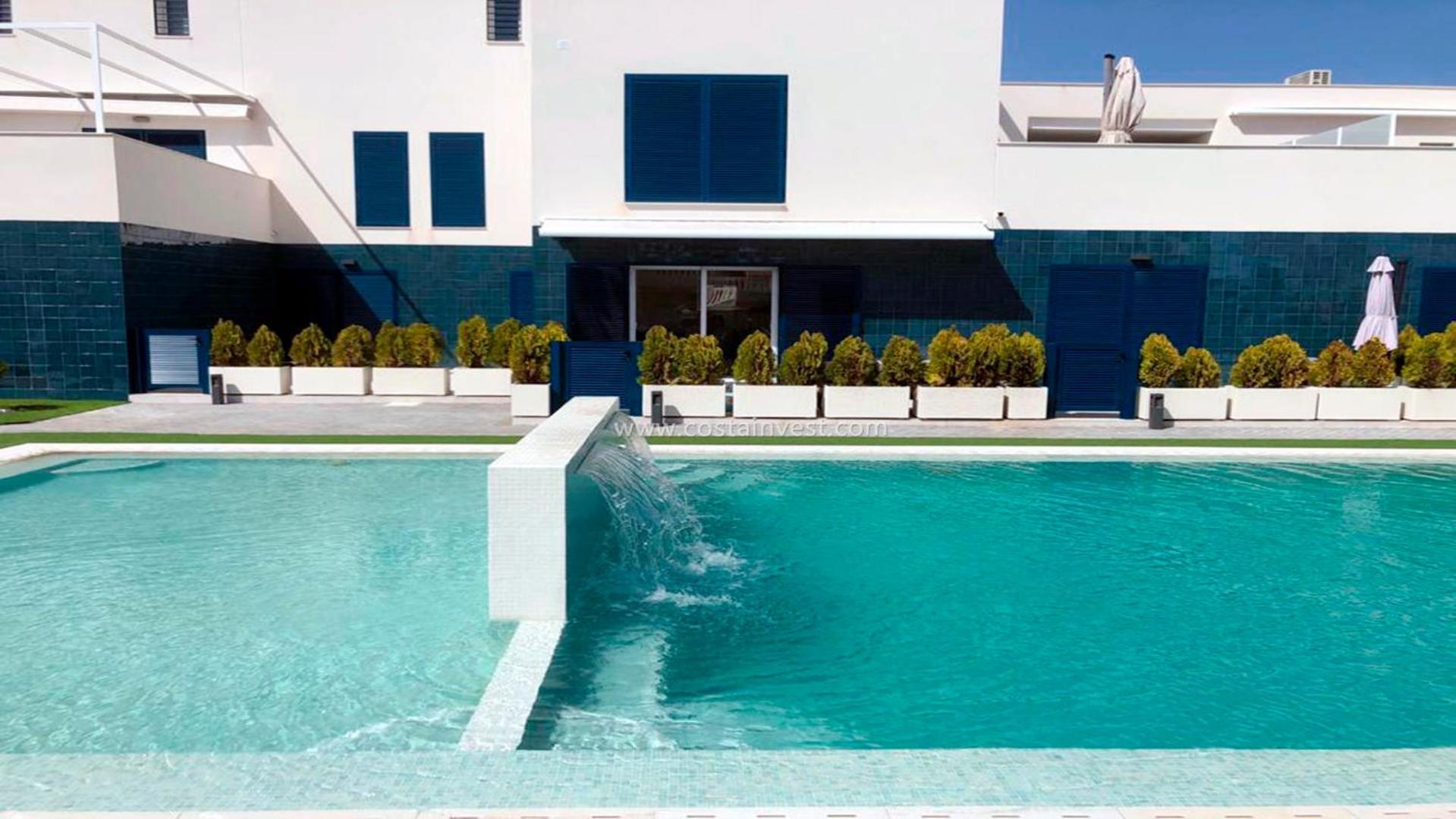 Appartamento Palmview Poolside Heaven In Turquesa Del Mar Orihuela Esterno foto